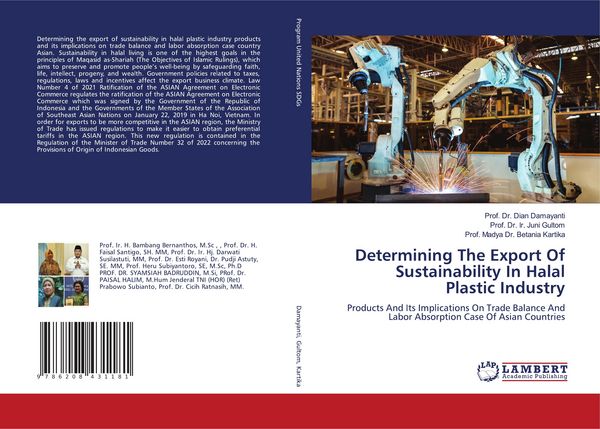Produktbild: Determining The Export Of Sustainability In Halal Plastic Industry
