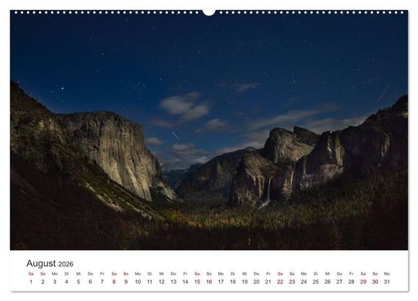 Produktbild: Yosemite - Nationalpark (hochwertiger Premium Wandkalender 2026 DIN A2 quer), Kunstdruck in Hochglanz