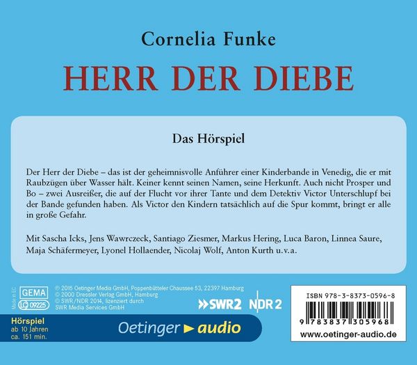 Produktbild: Herr der Diebe