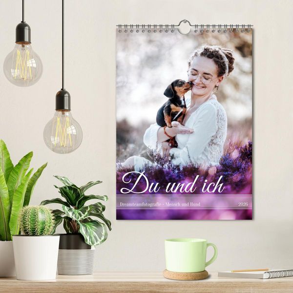 Produktbild: Du und ich - Dreamteamfotografie - Mensch und Hund (Wandkalender 2026 DIN A4 hoch), CALVENDO Monatskalender