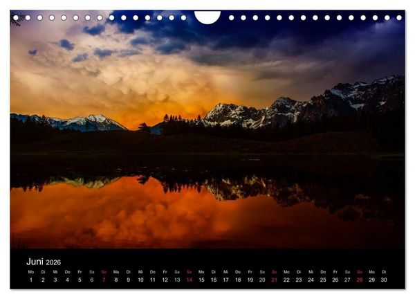 Produktbild: Bergblicke - Karwendel (Wandkalender 2026 DIN A4 quer), CALVENDO Monatskalender