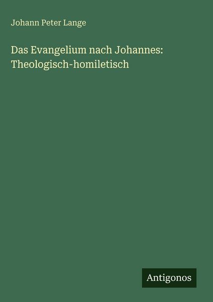 Produktbild: Das Evangelium nach Johannes: Theologisch-homiletisch