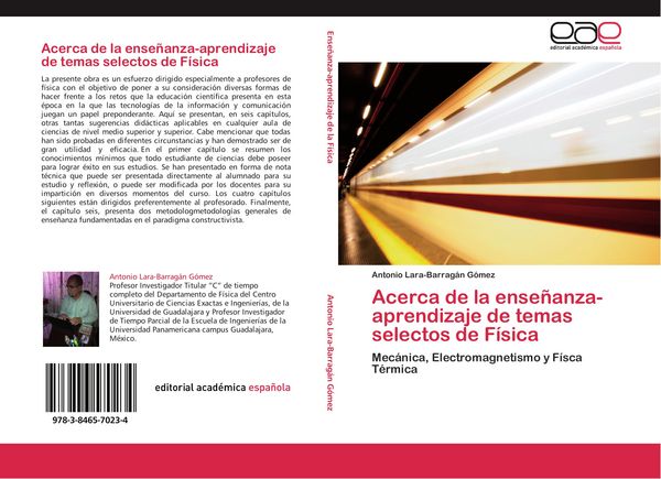 Produktbild: Acerca de la ense&ntilde;anza-aprendizaje de temas selectos de F&iacute;sica