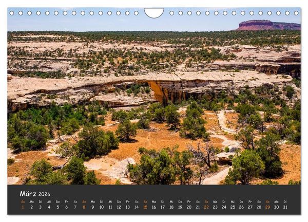 Produktbild: Die Canyons der USA (Wandkalender 2026 DIN A4 quer), CALVENDO Monatskalender