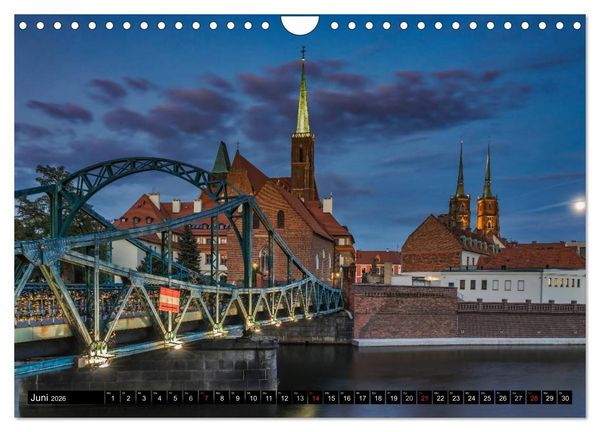 Produktbild: Ein Wochenende in Breslau (Wandkalender 2026 DIN A4 quer), CALVENDO Monatskalender