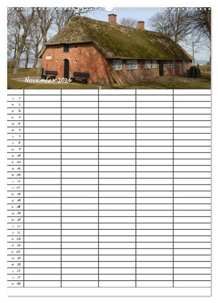 Produktbild: Familienplaner - Sylt (Wandkalender 2026 DIN A2 hoch), CALVENDO Monatskalender
