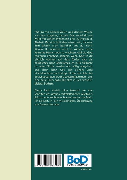 Produktbild: Vom innersten Grunde - Mystische Schriften