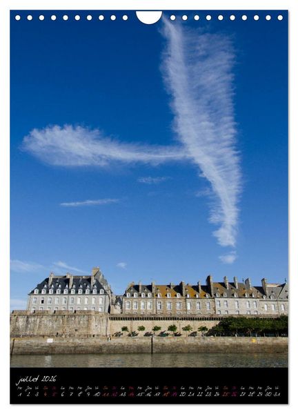 Produktbild: Portraits de Saint-Malo (Calendrier mural 2026 DIN A4 horizontal), CALVENDO calendrier mensuel