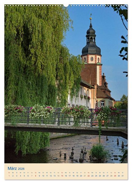 Produktbild: ETTLINGEN (Wandkalender 2026 DIN A2 hoch), CALVENDO Monatskalender
