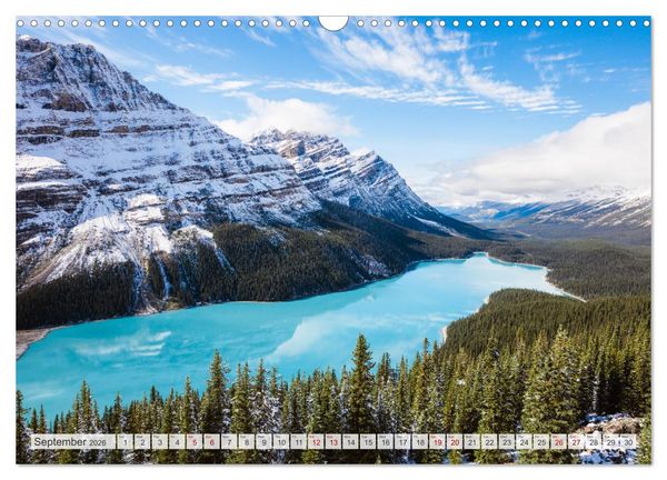 Produktbild: Canada - Landscapes from Banff and Jasper National parks (Wall Calendar 2026 DIN A3 landscape), CALVENDO 12 Month Wall Calendar
