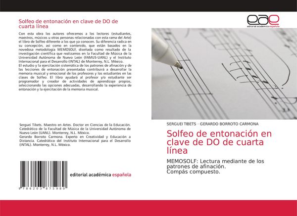 Produktbild: Solfeo de entonaci&oacute;n en clave de DO de cuarta l&iacute;nea
