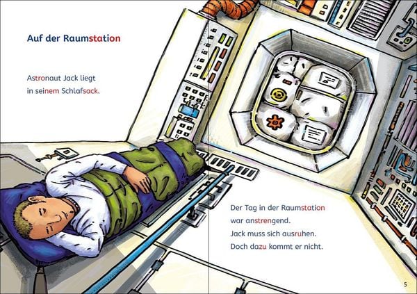 Produktbild: Lesel&ouml;wen Lesetraining 1. Klasse - Alarm auf der Weltraumstation