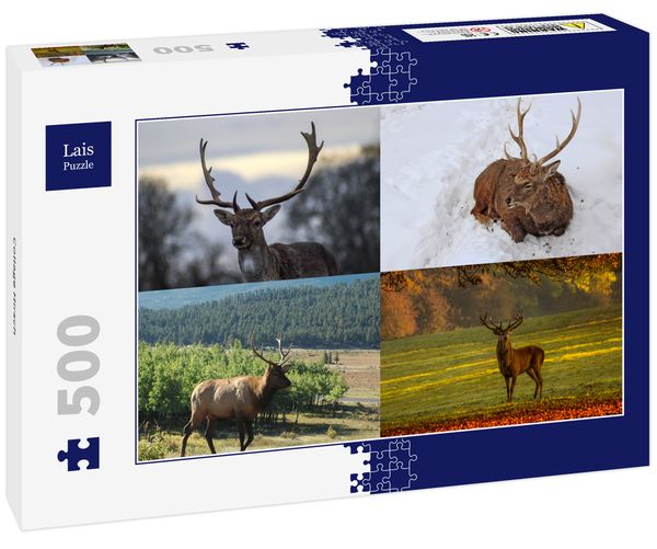 Produktbild: Lais Puzzle Collage Hirsch 500 Teile