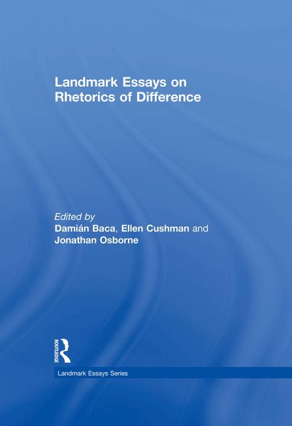 Produktbild: Landmark Essays on Rhetorics of Difference