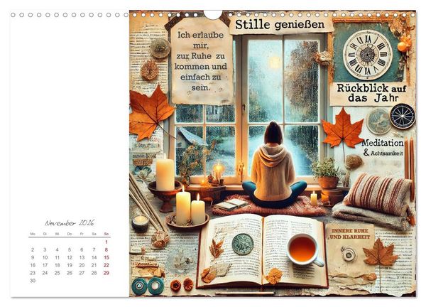 Produktbild: Soulful Days - Dein Selfcare-Kalender (Wandkalender 2026 DIN A3 quer), CALVENDO Monatskalender