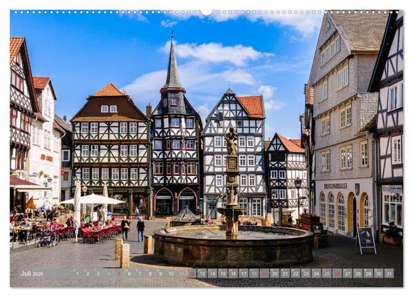 Produktbild: Ein Blick auf Fritzlar (hochwertiger Premium Wandkalender 2026 DIN A2 quer), Kunstdruck in Hochglanz