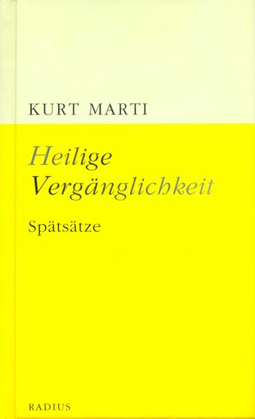 Produktbild: Heilige Verg&auml;nglichkeit