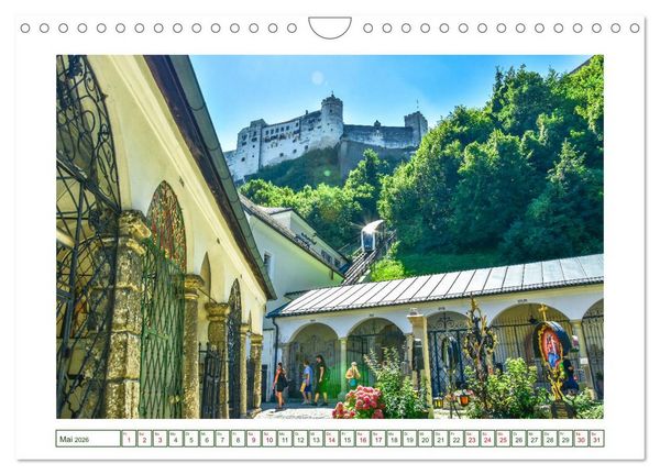 Produktbild: Salzburg - Die romantische Mozartstadt (Wandkalender 2026 DIN A4 quer), CALVENDO Monatskalender