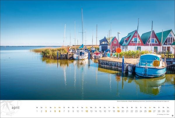 Produktbild: Ostsee Globetrotter Kalender 2026 - Von behaglichen Strandkörben und rauen Küsten
