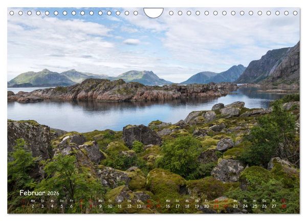 Produktbild: VESTERALEN UND LOFOTEN - Inselparadies im Eismeer (Wandkalender 2026 DIN A4 quer), CALVENDO Monatskalender