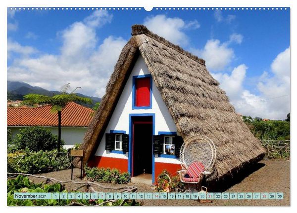 Produktbild: THE ISLAND OF MADEIRA (High Quality Premium Wall Calendar 2027 DIN A2 landscape),CALVENDO 12 Month Wall Calendar