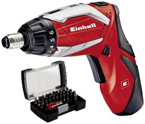 Einhell TE-SD 3,6 Li Kit 4513495 Akku-Schrauber, Akku-Knickschrauber 3.6 V 1500 mAh Li-Ion mit Zubehör