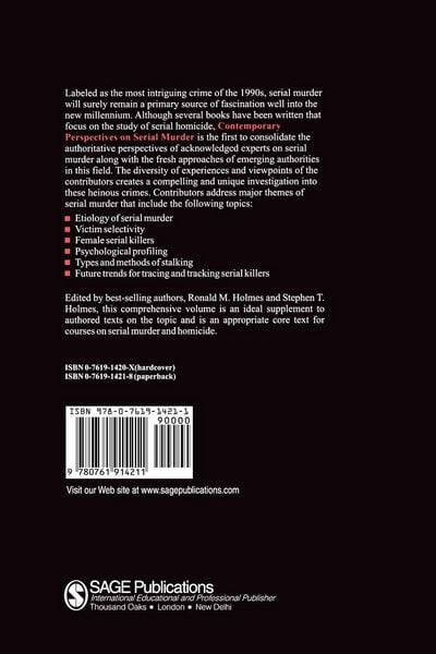 Produktbild: Contemporary Perspectives on Serial Murder