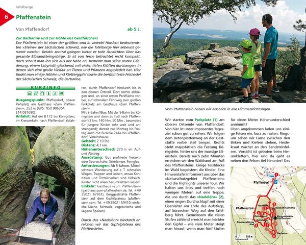 Produktbild: ErlebnisWandern mit Kindern Elbsandsteingebirge