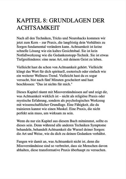 Produktbild: Schluss mit den Sorgen