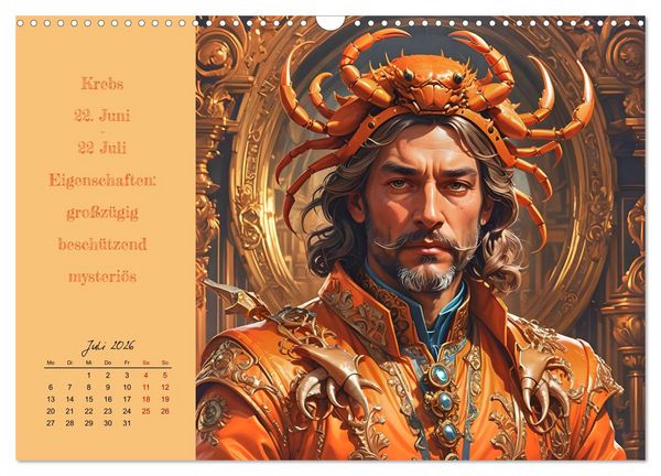 Produktbild: Stellarische M&auml;nnlichkeit (Wandkalender 2026 DIN A3 quer), CALVENDO Monatskalender
