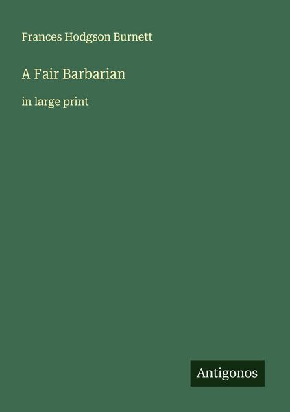 Produktbild: A Fair Barbarian