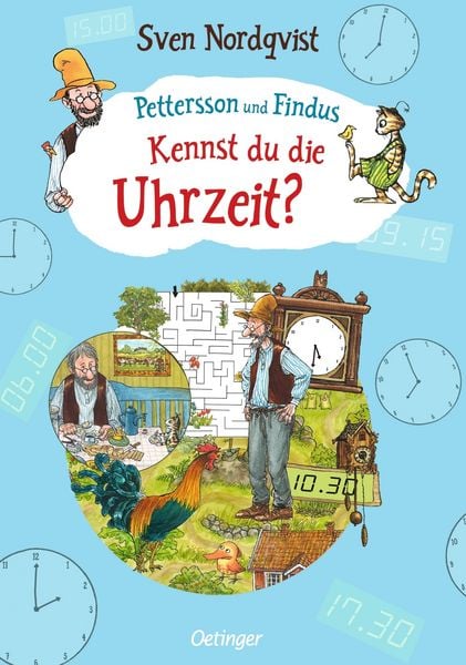 Pettersson und Findus. Kennst du die Uhrzeit?, Geheftet von Sven Nordqvist, Verlag Friedrich Oetinger GmbH, 978-3-7512-0330-2