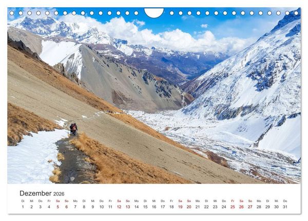 Produktbild: Nepal - Eine bezaubernde Reise nach Asien. (Wandkalender 2026 DIN A4 quer), CALVENDO Monatskalender