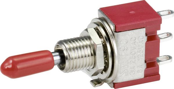 Produktbild: TRU COMPONENTS TC-9353988 Wippschalter 250 V/AC 3A 1 x Ein/Aus/(Ein) rastend/0/tastend 1St.
