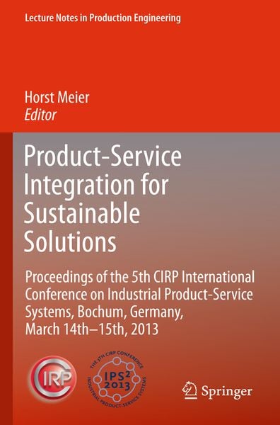 Produktbild: Product-Service Integration for Sustainable Solutions