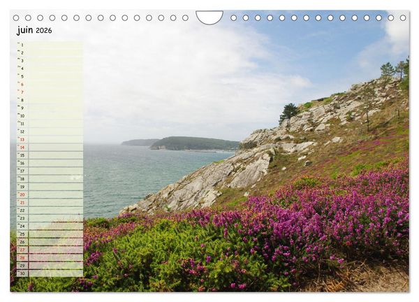 Produktbild: FINISTERE La pointe du bout du monde (Calendrier mural 2026 DIN A4 vertical), CALVENDO calendrier mensuel