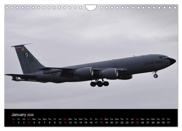 Produktbild: Military Aircraft (Wall Calendar 2026 DIN A4 landscape), CALVENDO 12 Month Wall Calendar