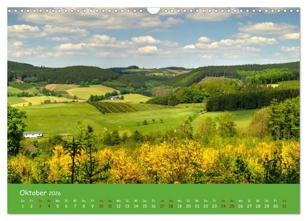 Produktbild: Bergisches Land (Wandkalender 2026 DIN A3 quer), CALVENDO Monatskalender