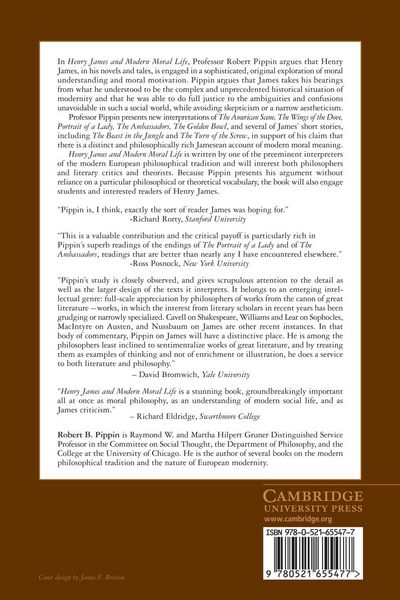Produktbild: Henry James and Modern Moral Life