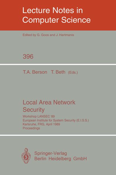 Produktbild: Local Area Network Security