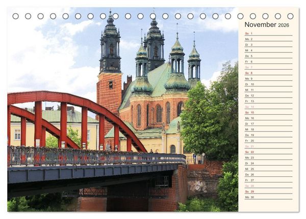 Produktbild: Quer durch Polens Norden (Tischkalender 2026 DIN A5 quer), CALVENDO Monatskalender