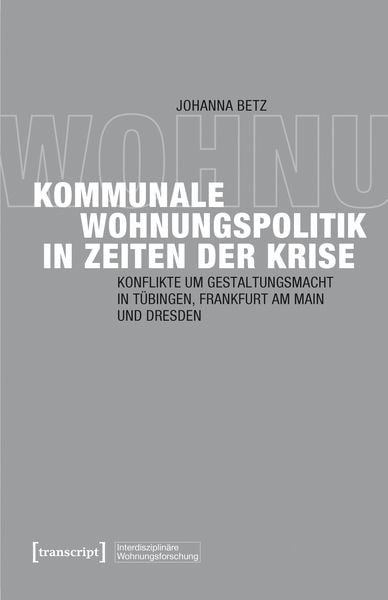 Produktbild: Kommunale Wohnungspolitik in Zeiten der Krise