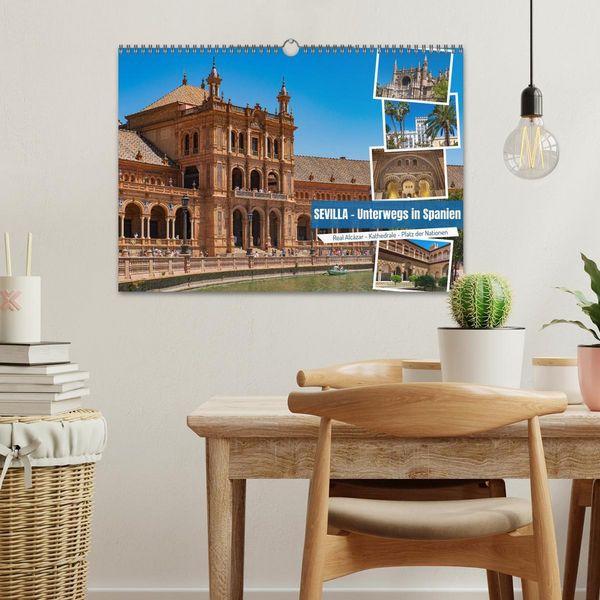 Produktbild: Sevilla - Unterwegs in Spanien (Wandkalender 2026 DIN A3 quer), CALVENDO Monatskalender