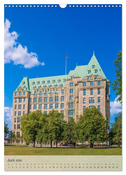 Produktbild: Ottawa - Eine Stadt mit Geschichte (Wandkalender 2026 DIN A3 hoch), CALVENDO Monatskalender