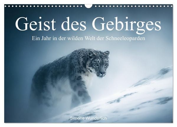 Produktbild: Geist des Gebirges - Ein Jahr in der wilden Welt der Schneeleoparden (Wandkalender 2026 DIN A3 quer), CALVENDO Monatskalender