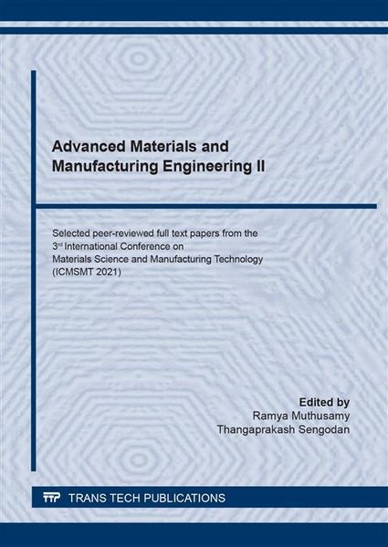 Produktbild: Advanced Materials and Manufacturing Engineering II
