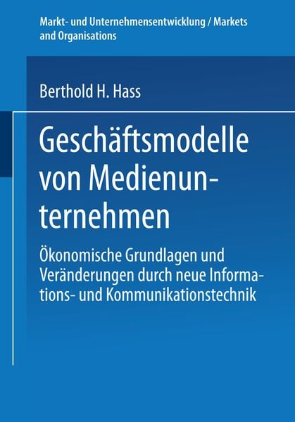 Produktbild: Gesch&auml;ftsmodelle von Medienunternehmen