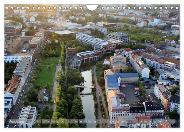 Produktbild: &Uuml;ber den D&auml;chern von Leipzig (Wandkalender 2026 DIN A4 quer), CALVENDO Monatskalender