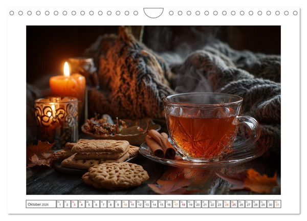 Produktbild: Nostalgische Teestunden (Wandkalender 2026 DIN A4 quer), CALVENDO Monatskalender