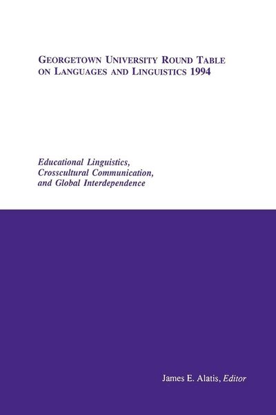 Produktbild: Georgetown University Round Table on Languages and Linguistics (GURT) 1994